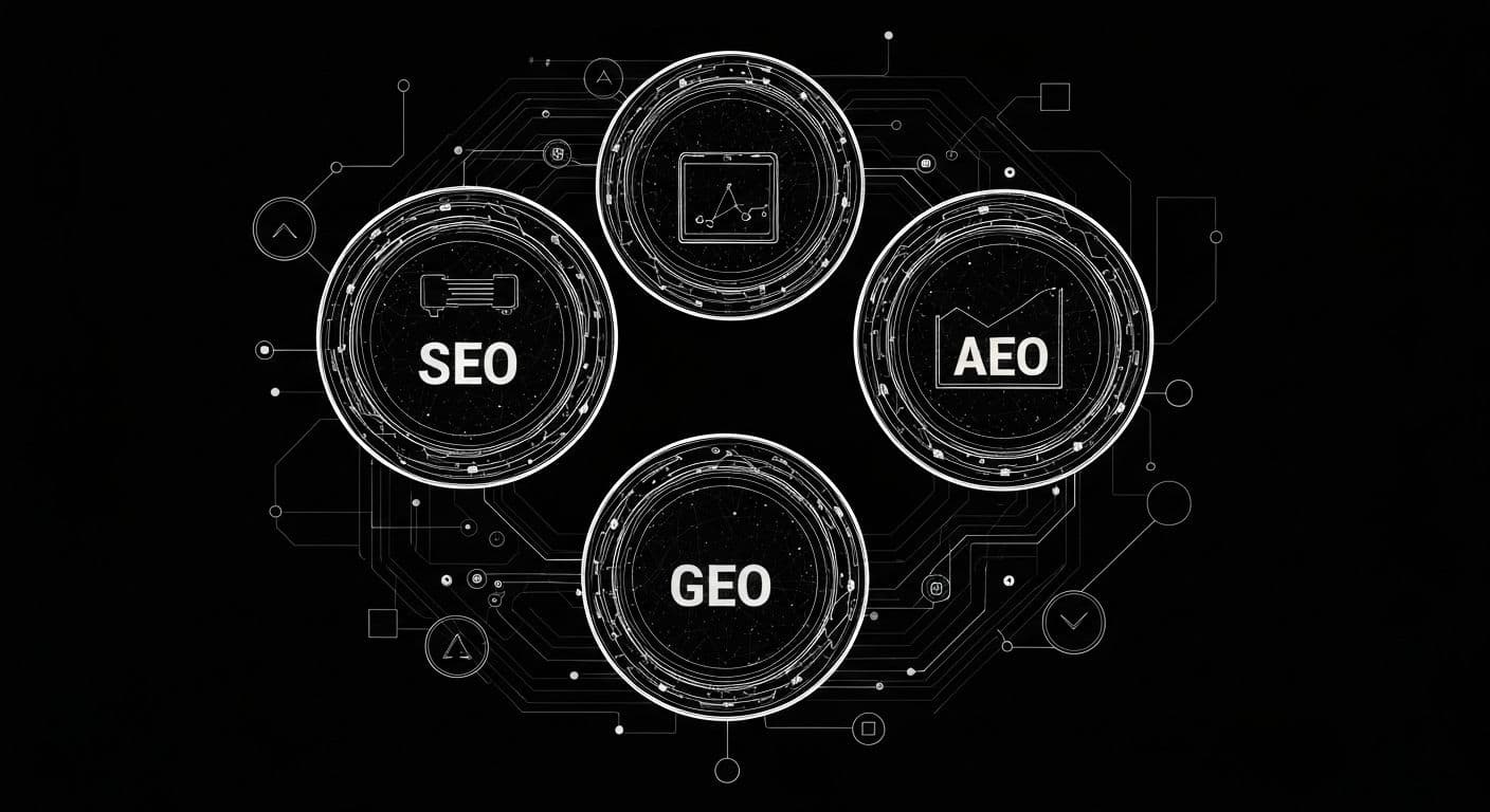 SEO vs AEO vs GEO: Digital Visibility in 2026 | Dfeelings