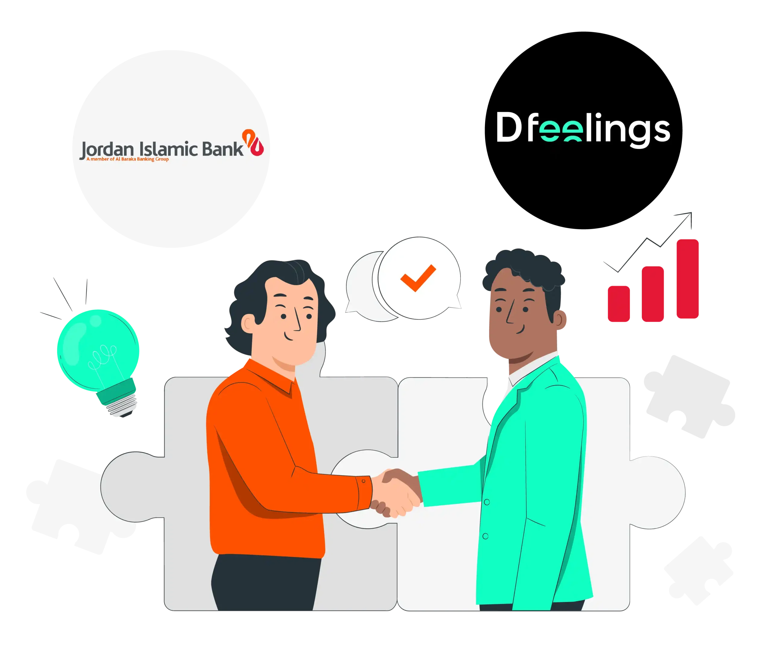 تعزيز التحول الرقمي للبنك الإسلامي الأردني من خلال التعاون مع Digital Feelings Marketing